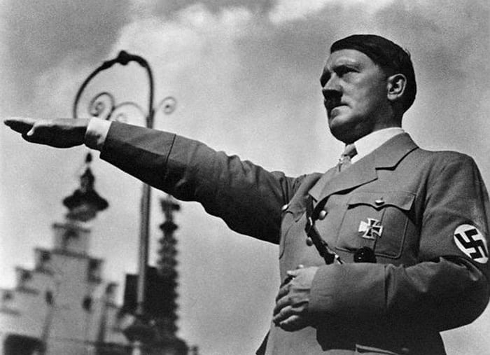 Adolf Hitler Saluting, 1934