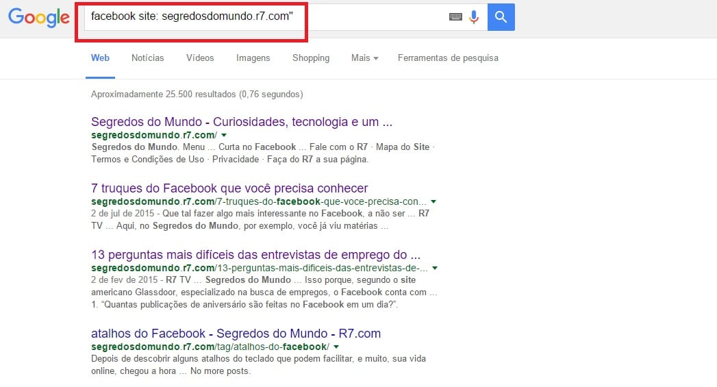 Google: quer descobrir um segredo? Escreva isto na pesquisa! - Leak