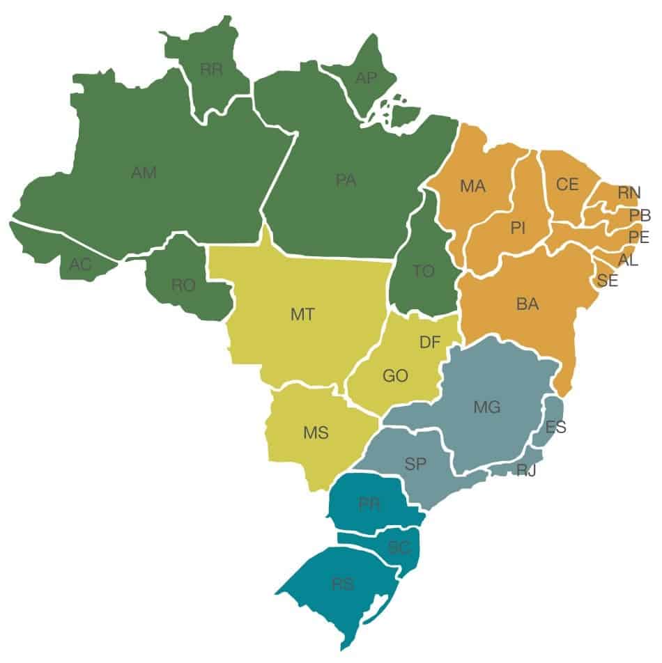 Você consegue identificar as bandeiras de todos os estados brasileiros?