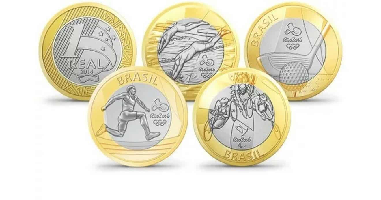 Saiba quanto valem as moedas das Olimpíadas do Rio 2016