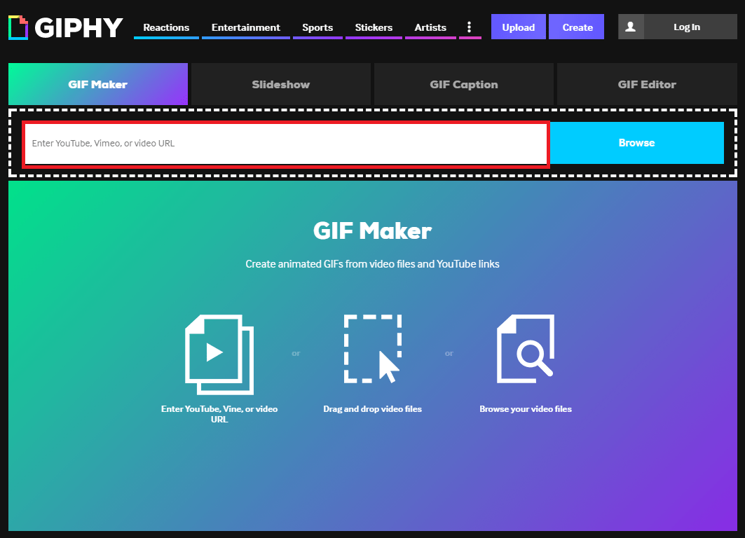 GIF Maker: Como criar gifs com vídeos do  e Vimeo