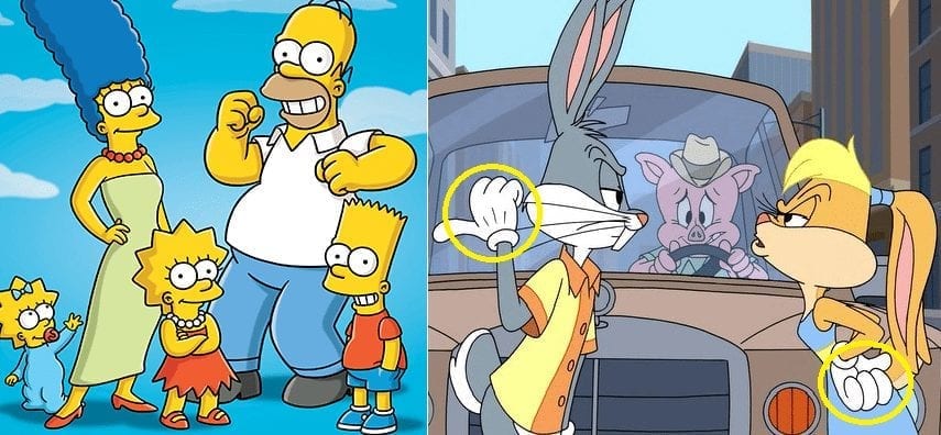 Por que os Simpsons são amarelos e por que todos os desenhos animados usam luvas? - Segredos do ...