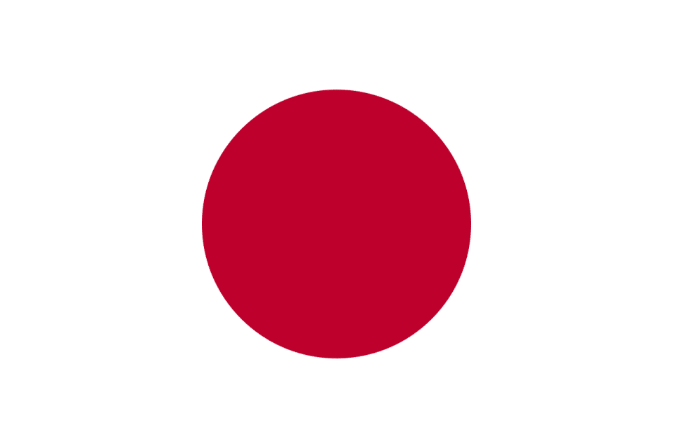 Bandeira do Japão - segundo país mais velho do mundo