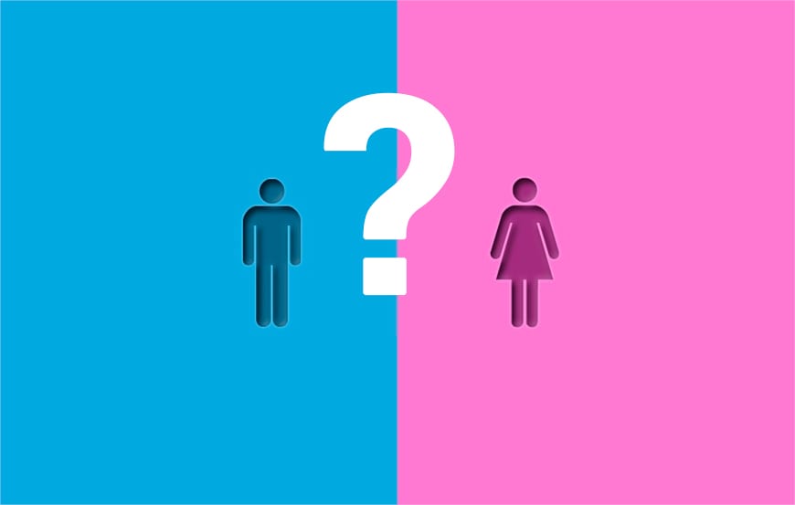 Porquê rosa para as meninas e azul para os meninos?