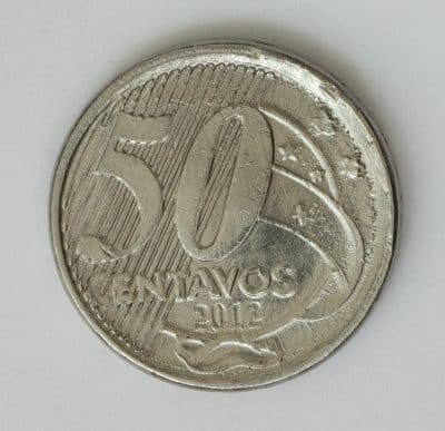 Moeda de 50 centavos de 2012