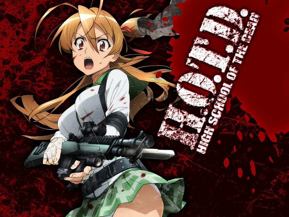 Pôster de Highschool of the Dead entre os melhores animes