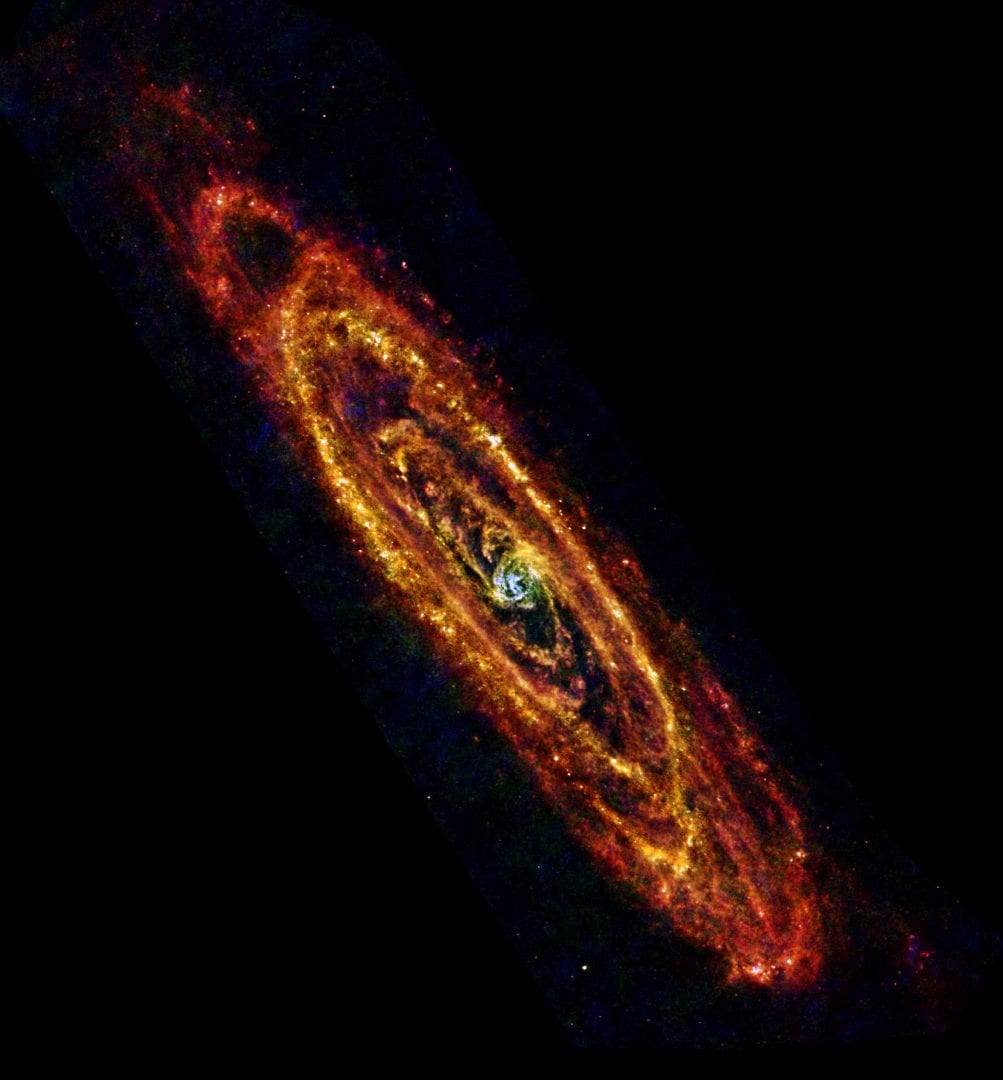 Galáxia Andrômeda - a grande devoradora de galáxias