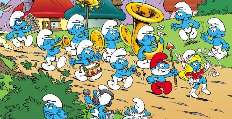 Desenho animado antigo Os Smurfs