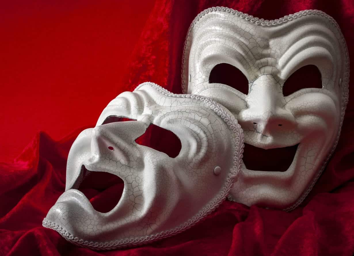 Máscaras de teatro - Origem, simbolismo e representação no teatro grego