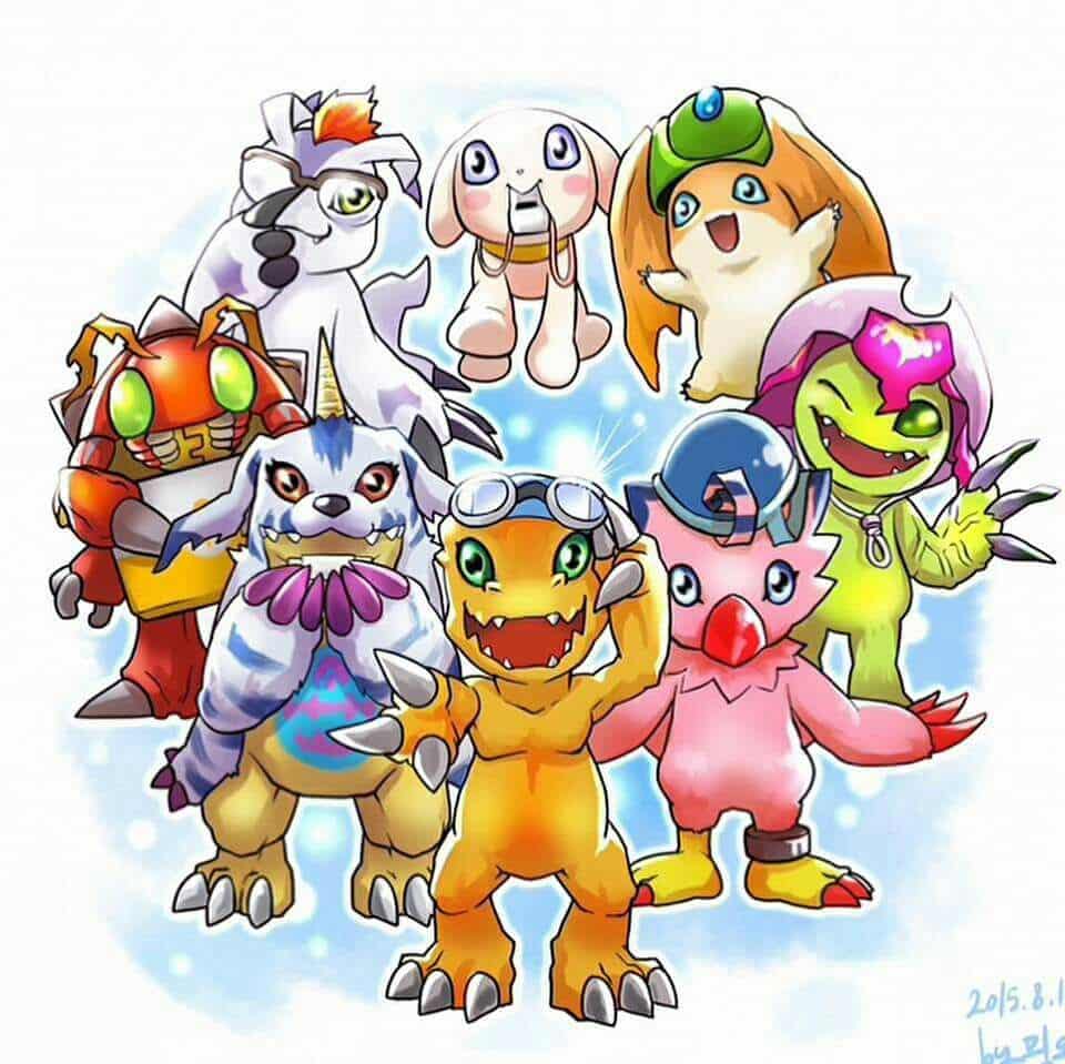 Os principais Digimons  Digimon Adventure ! 