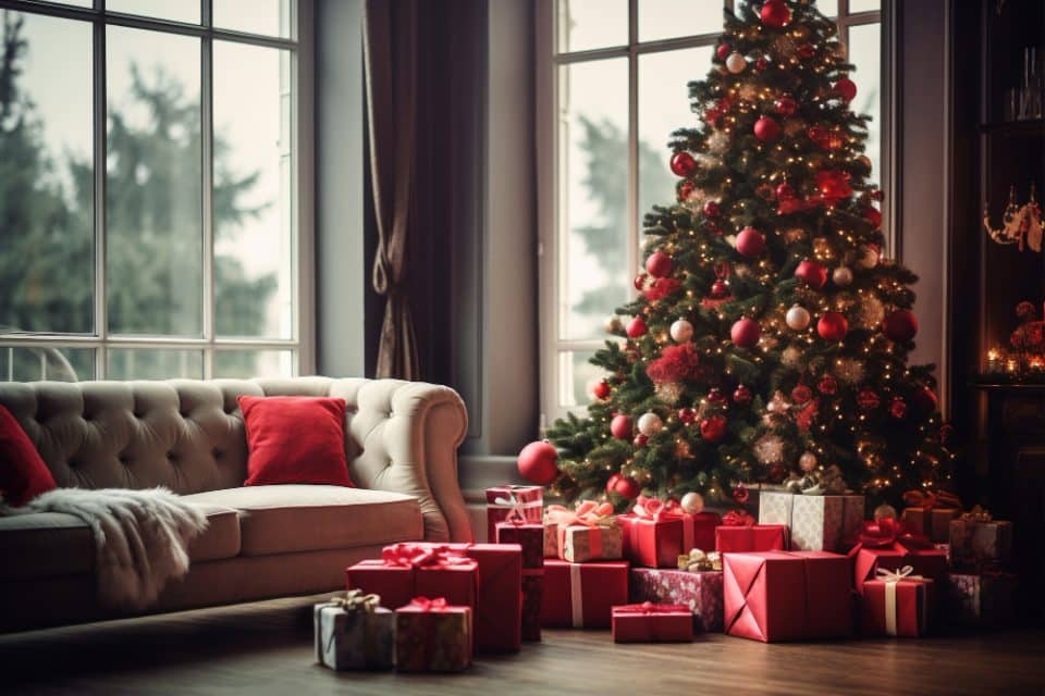 Árvore de Natal e presentes