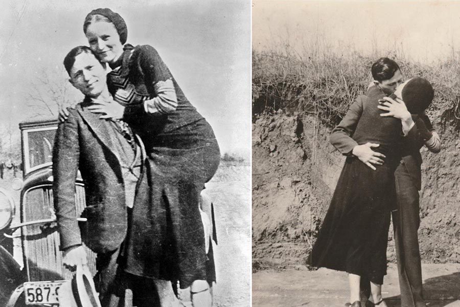 Bonnie e Clyde: casal de criminosos mais famoso dos EUA