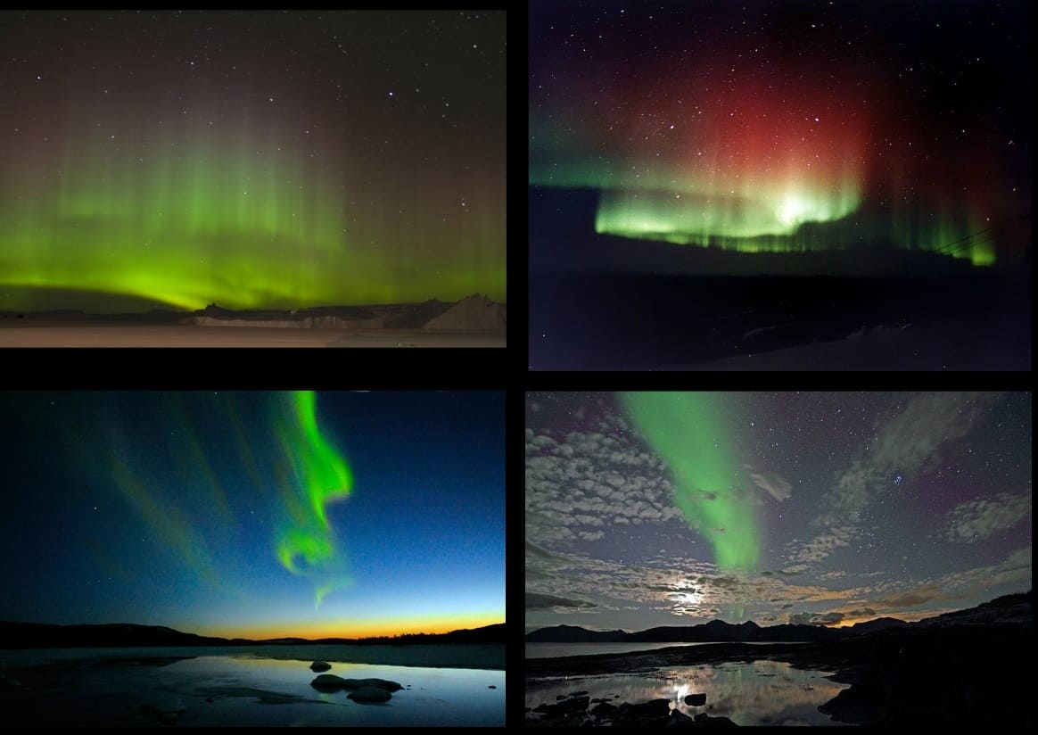 Onde podemos encontrar as auroras boreal e austral?