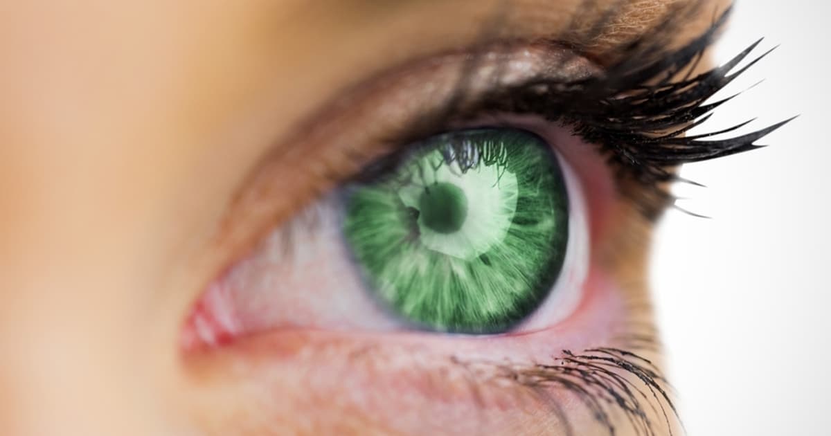 Cor de olho mais rara - porque o olho verde é o menos comum do mundo