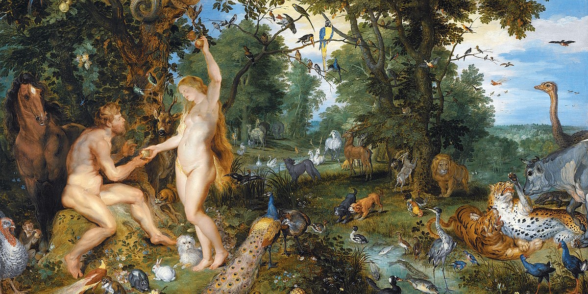 Ilustração Adão e Eva