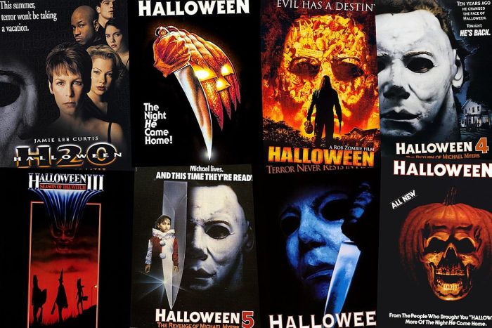 HALLOWEEN: FRANQUIA COMPLETA! #halloween #michaelmyers #filmes