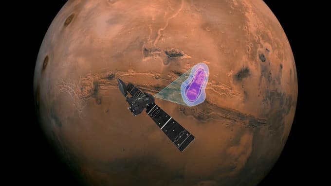 Cientistas localizam quantidade expressiva de água em Marte