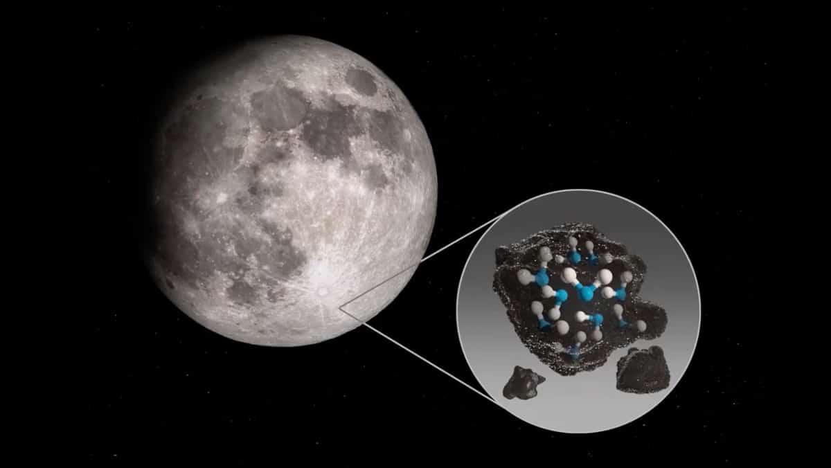 Cientistas chineses encontraram pela primeira vez água na Lua