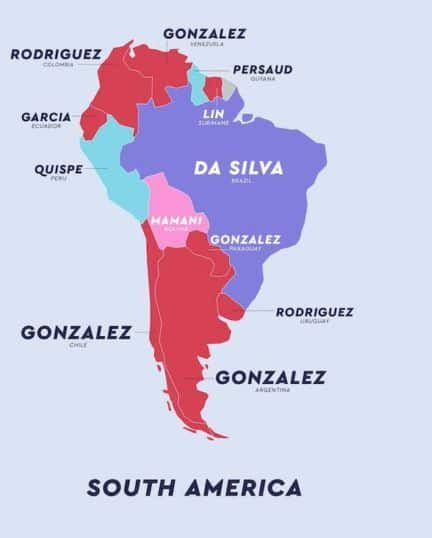 Qual o sobrenome mais comum do Brasil e do mundo?