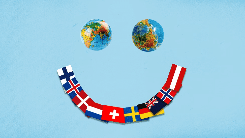 Estudo revela os 20 países mais felizes do mundo